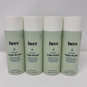 LOT OF 4 HERS Triple Threat Shampoo 6.4 oz Napa Rose NEW